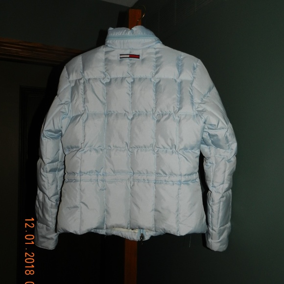 Tommy Hilfiger Baby Blue Puffer Jacket - Picture 3 of 4